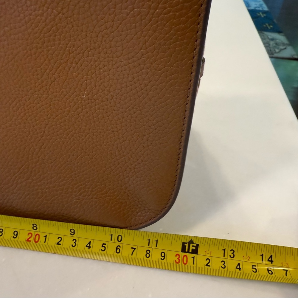 Tory Burch Tan Leather Crossbody Bag - Picture 11 of 16
